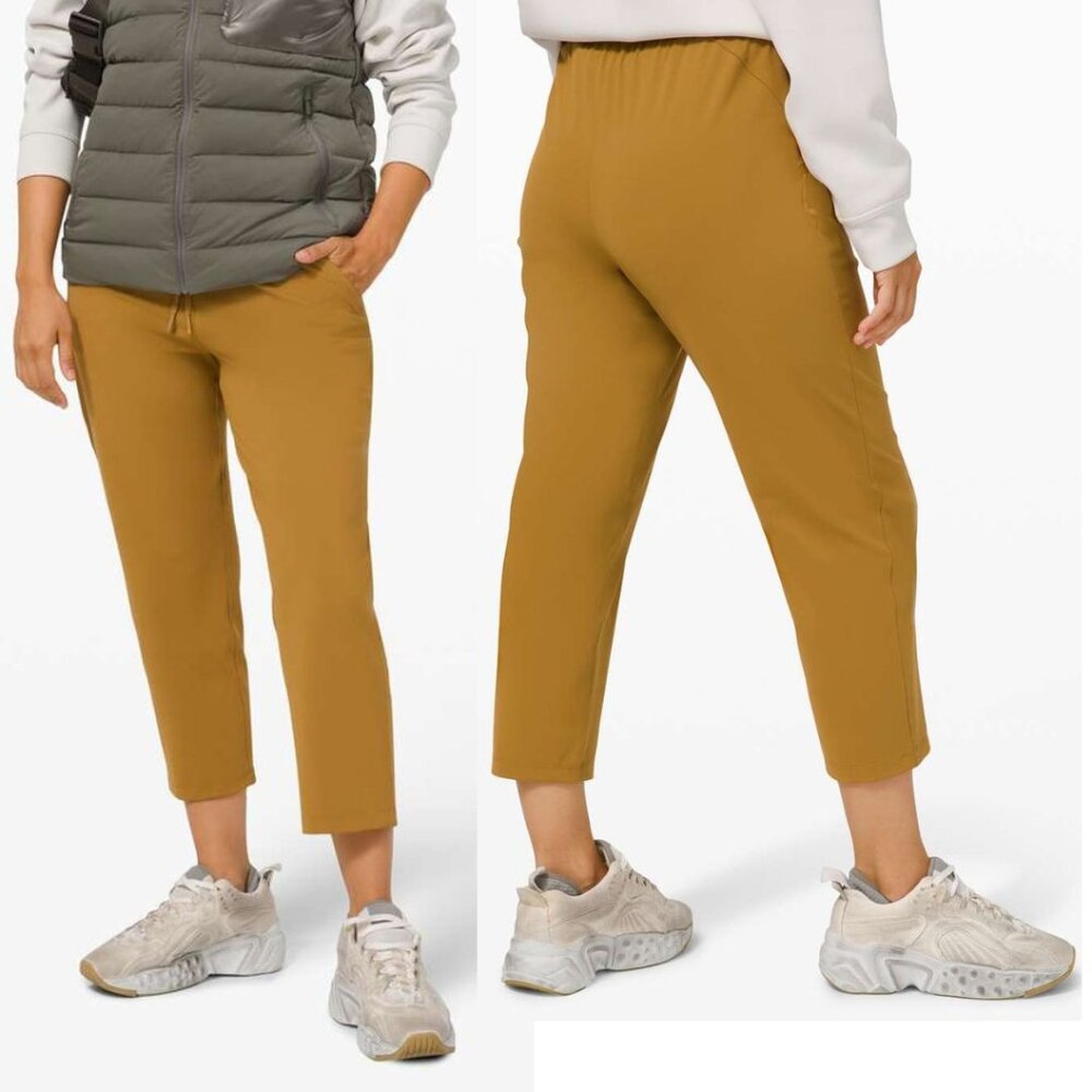 Lululemon - Keep Moving Crop 23" W6BJXS | Size 4 | Spiced Bronze Marigold